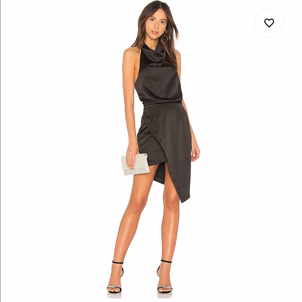 X Revolve Elliatt Camo Black Dress